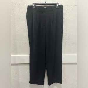 Max Studio High Waisted Black Dress Pants Size L